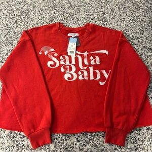 NWT Santa Baby Sweatshirt XL